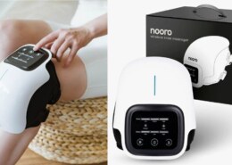 Nooro Knee Massager :  It is lightweight and portable, making it …