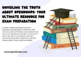 OpenDumps: Your Arsenal for Exam Brilliance Introduction to OpenDumps: Redefining …